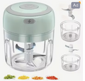 Multi-Function Portable Electric Food Chopper with stainless steel blades